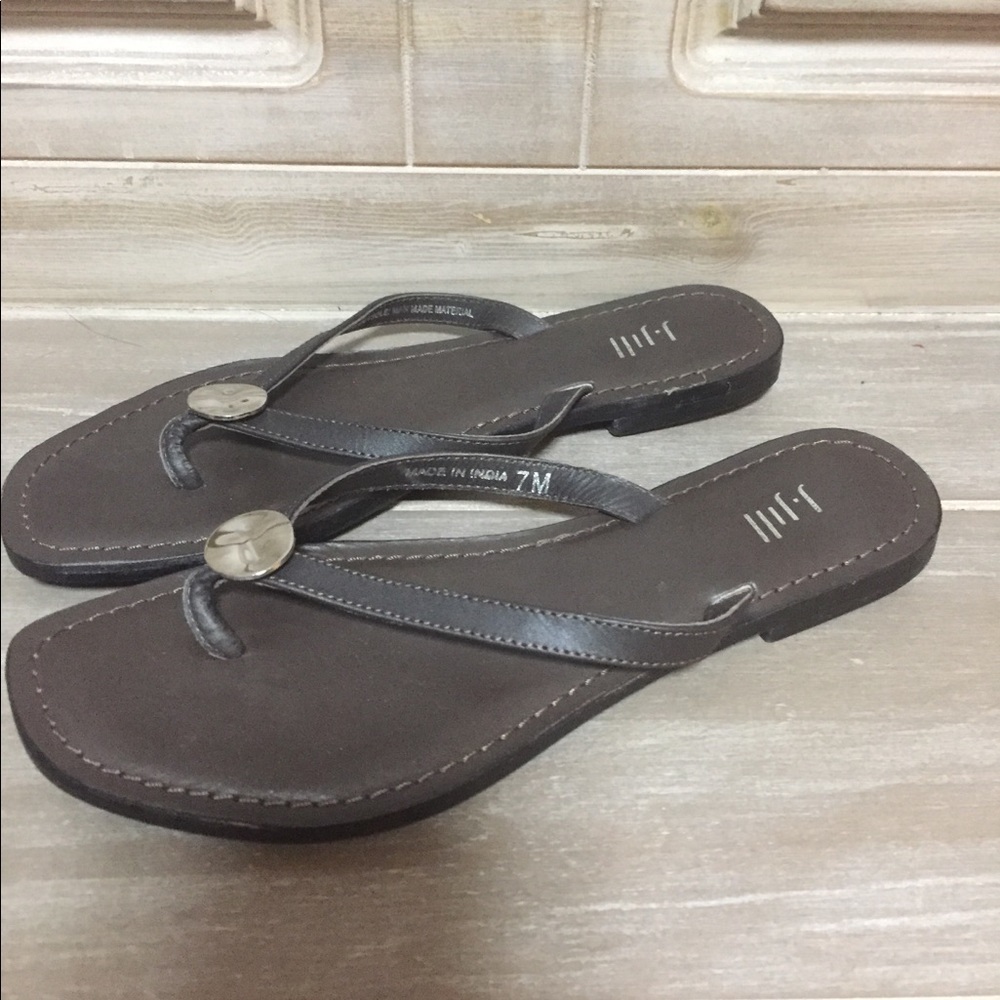 J. Jill brown sandals size 7